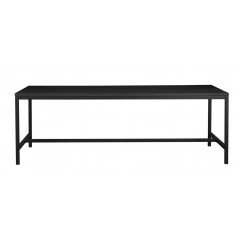 RO Everett Extending Dining Table 220x100 Black/Black